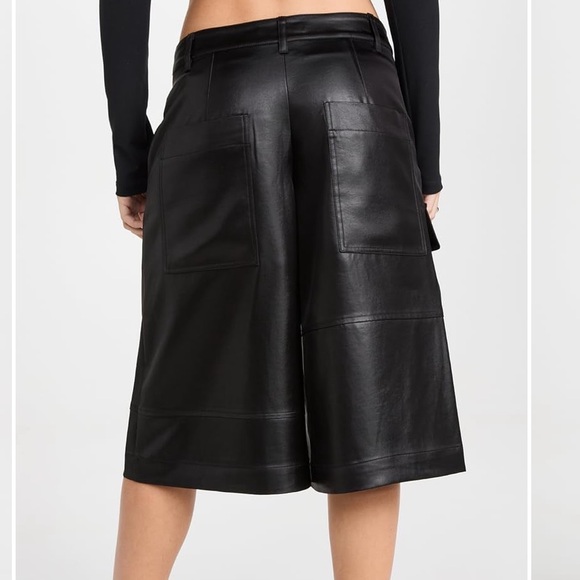 Tibi Leather Bermuda Shorts 🐾 - Picture 2 of 11